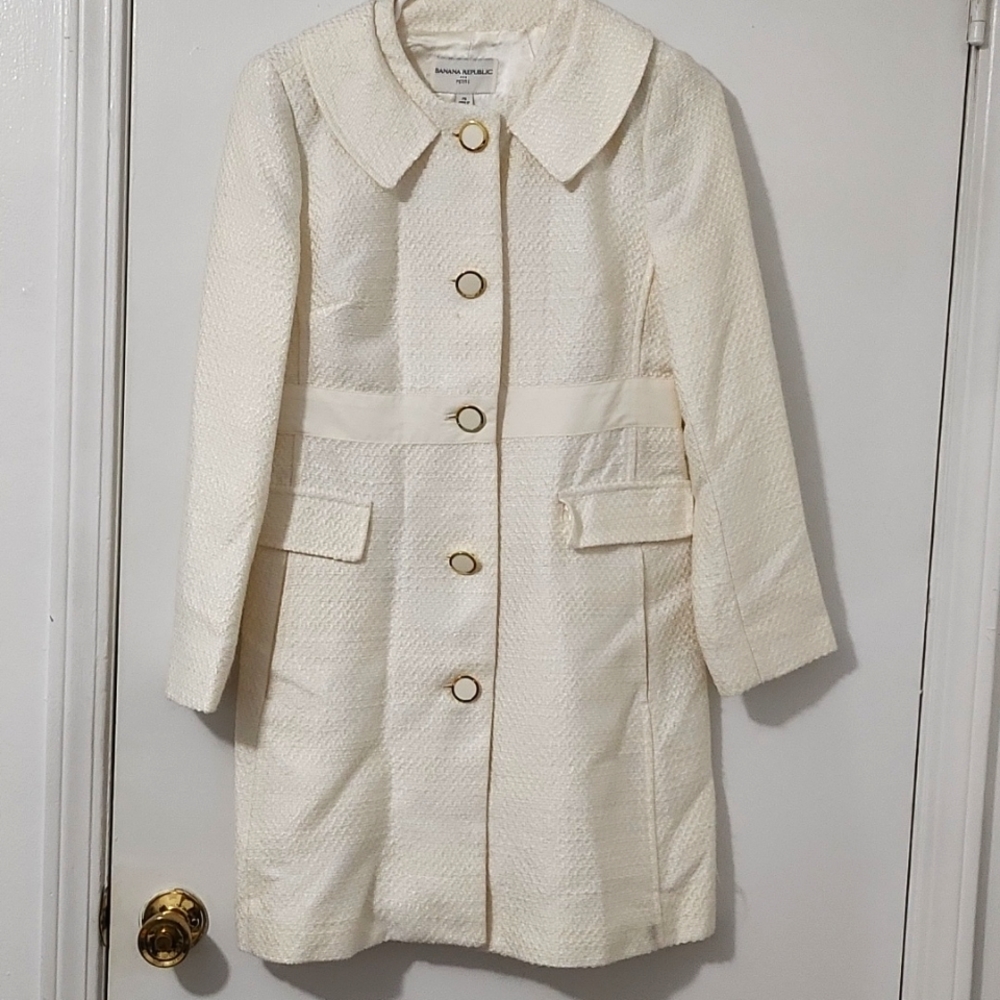 Banana Republic Coat Cream